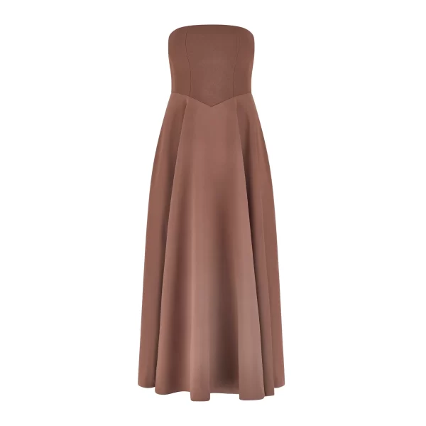 The Strapless Midi Dress - Image 3