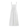 The High Waist Square Neck Midi Dress - Image 7