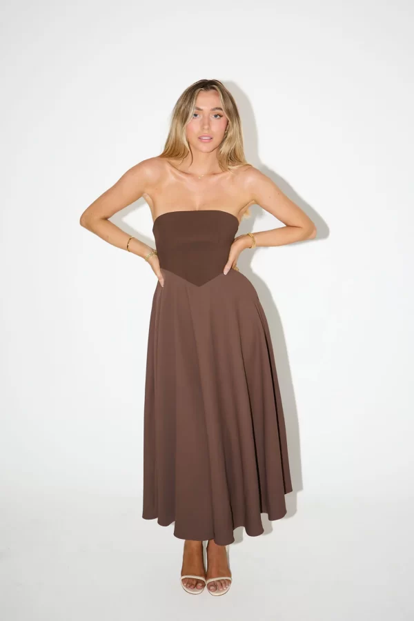 The Strapless Midi Dress - Image 5