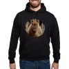 Capybara Staring Men’s Hooded Sweatshirt