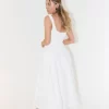 The High Waist Square Neck Midi Dress - Image 4