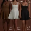 The High Waist Square Neck Mini Dress - Image 6